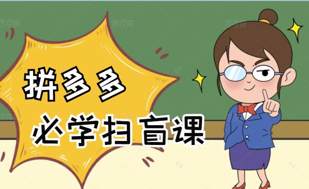 拼多多商家开店入门必学，0基础新手小白扫盲课（58节视频课程）-无忧资源网